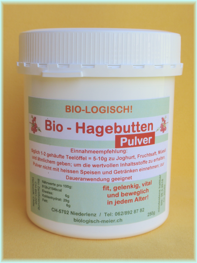 Bio - Hagenbuttenpulver